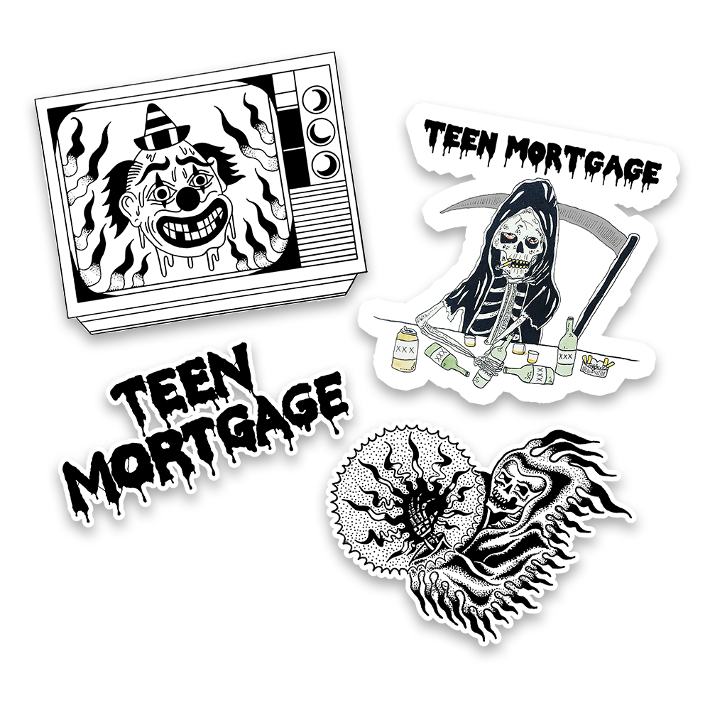 Teen Mortgage Die Cut Sticker Pack