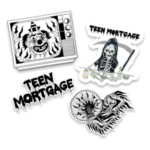 Teen Mortgage Die Cut Sticker Pack