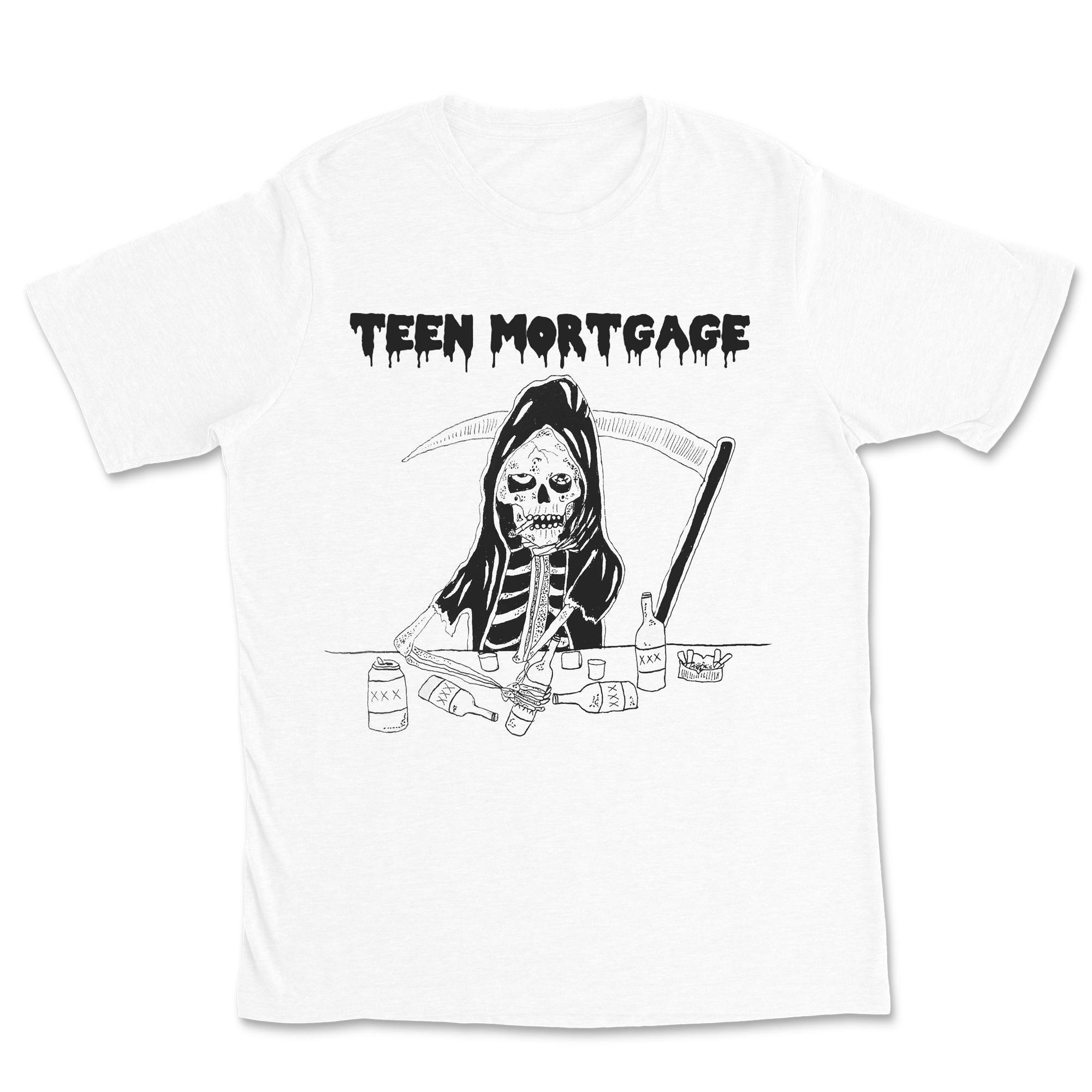 Teen Mortgage Reaper Shirt White